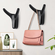 Load image into Gallery viewer, Ox Horn Hook Aluminum Alloy Wall Mounted Hooks Dual Coat Bag Hanger Door Back Kitchen Wardrobe Hooks Bathroom Rack
