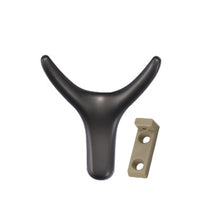 Load image into Gallery viewer, Ox Horn Hook Aluminum Alloy Wall Mounted Hooks Dual Coat Bag Hanger Door Back Kitchen Wardrobe Hooks Bathroom Rack
