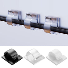 Load image into Gallery viewer, 10pcs Light String Hook String Light Clip Cable Clip Organizer Self adhesive Clip Car Cable Organizer Home Outdoor Hanging Light Wire Fixer
