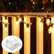 Load image into Gallery viewer, 10pcs Light String Hook String Light Clip Cable Clip Organizer Self adhesive Clip Car Cable Organizer Home Outdoor Hanging Light Wire Fixer
