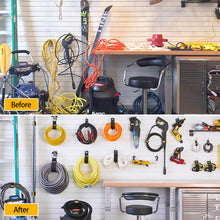 Load image into Gallery viewer, Nylon Heavy Duty Storage Straps Extension Cord Cable Wire Ties Hose Organizer Wrap Garage Tools Holder Home Organization Hooks
