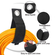 Load image into Gallery viewer, Nylon Heavy Duty Storage Straps Extension Cord Cable Wire Ties Hose Organizer Wrap Garage Tools Holder Home Organization Hooks

