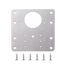 Load image into Gallery viewer, Cabinet Hinge Repair Plate Kit Kitchen Cupboard Door Hinge Mounting Plate with Holes Nails Flat Fixing Brace Brackets Household Tools

