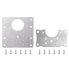 Load image into Gallery viewer, Cabinet Hinge Repair Plate Kit Kitchen Cupboard Door Hinge Mounting Plate with Holes Nails Flat Fixing Brace Brackets Household Tools

