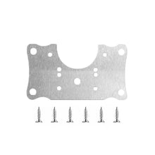 Load image into Gallery viewer, Cabinet Hinge Repair Plate Kit Kitchen Cupboard Door Hinge Mounting Plate with Holes Nails Flat Fixing Brace Brackets Household Tools
