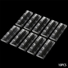 Load image into Gallery viewer, 10pcs Transparent Plastic Folding Hinges Durable Clear Acrylic Hinge Tools DIY Cabinet Hardware Furniture Cabinet Door Hinges
