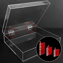 Load image into Gallery viewer, 10pcs Self-adhesive Transparent Plastic Folding Hinges Durable Clear Acrylic Hinge Tools DIY Cabinet Hardware Furniture Cabinet Door Hinges
