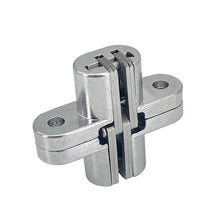 Load image into Gallery viewer, 2pcs/set Stainless Steel Hidden Conceal Hinge with Screws Invisible Cross Door Worktop Hinges for Folding Windows Furniture
