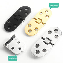 Load image into Gallery viewer, Thicken Zinc Alloy Folding Hinges Foldable Table Cabinet Door Mounted Hinge Furniture Hardware
