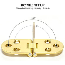 Load image into Gallery viewer, Thicken Zinc Alloy Folding Hinges Foldable Table Cabinet Door Mounted Hinge Furniture Hardware
