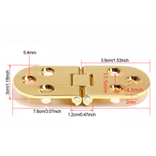 Load image into Gallery viewer, Thicken Zinc Alloy Folding Hinges Foldable Table Cabinet Door Mounted Hinge Furniture Hardware
