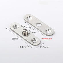 Load image into Gallery viewer, 360° Rotation Heavy Duty Door Pivot Hinge Stainless Steel Concealed Revolving Door Hinge Funiture Hardware
