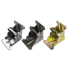 Load image into Gallery viewer, Iron Folding Support Frame Self-Locking Hinge Table Leg Fittings Gussets for Folding Legs 90 Degree Folding Hinge Hardware Tool
