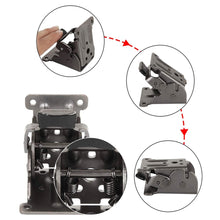 Load image into Gallery viewer, Iron Folding Support Frame Self-Locking Hinge Table Leg Fittings Gussets for Folding Legs 90 Degree Folding Hinge Hardware Tool
