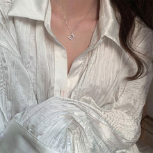 Load image into Gallery viewer, Hollow Butterfly Sparkling Pendant Necklace Fashionable Versatile Alloy Collar Chain Necklace Women Jewelry
