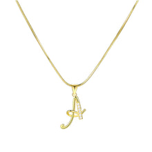Load image into Gallery viewer, Minimalist Creative Letter Pendant Necklace Fashionable Alloy Letter Necklace Women Collarbone Chain Jewelry

