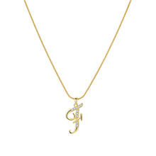 Load image into Gallery viewer, Minimalist Creative Letter Pendant Necklace Fashionable Alloy Letter Necklace Women Collarbone Chain Jewelry
