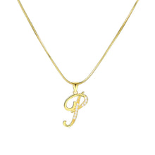 Load image into Gallery viewer, Minimalist Creative Letter Pendant Necklace Fashionable Alloy Letter Necklace Women Collarbone Chain Jewelry
