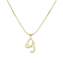 Load image into Gallery viewer, Minimalist Creative Letter Pendant Necklace Fashionable Alloy Letter Necklace Women Collarbone Chain Jewelry
