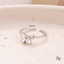 Load image into Gallery viewer, Cute Versatile Bowknot Ring Opening Adjustable Alloy Ring Niche Simple Sweet Ring Women Jewelry Accessory
