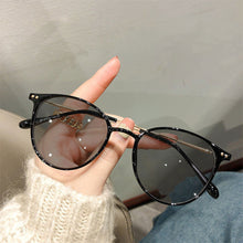 Load image into Gallery viewer, Color Changing Anti Blue Light Glasses Circular Glasses Frame Comfortable Outdoor Sunglasses For Women
