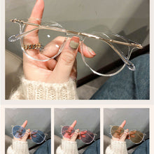 Load image into Gallery viewer, Color Changing Anti Blue Light Glasses Circular Glasses Frame Comfortable Outdoor Sunglasses For Women
