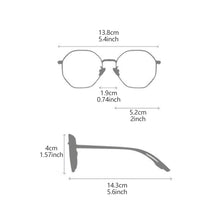 Load image into Gallery viewer, Color Changing Anti Blue Light Glasses Circular Glasses Frame Comfortable Outdoor Sunglasses For Women
