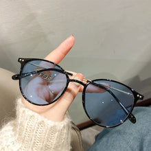 Load image into Gallery viewer, Color Changing Anti Blue Light Glasses Circular Glasses Frame Comfortable Outdoor Sunglasses For Women
