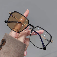 Load image into Gallery viewer, Fashion Square Glasses Frame Color Changing Anti Blue Light Glasses Lightweight Outdoor Sunglasses For Women
