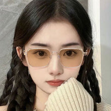 Load image into Gallery viewer, Fashion Square Glasses Frame Color Changing Anti Blue Light Glasses Lightweight Outdoor Sunglasses For Women

