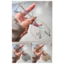 Load image into Gallery viewer, Fashion Square Glasses Frame Color Changing Anti Blue Light Glasses Lightweight Outdoor Sunglasses For Women
