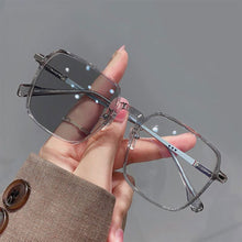Load image into Gallery viewer, Fashion Square Glasses Frame Color Changing Anti Blue Light Glasses Lightweight Outdoor Sunglasses For Women
