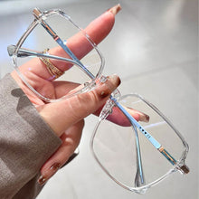 Load image into Gallery viewer, Fashionable Anti Blue Light Square Frame Glasses Lightweight Comfortable Transparent Glasses For Women
