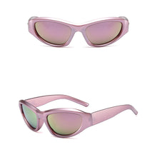 Load image into Gallery viewer, Personalized Retro Irregular Small Frame Sunglasses Unpolarized UV Protection Outdoor Sunglasses for Women
