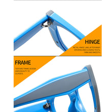 Load image into Gallery viewer, Fashionable Color Blocking Frame Sunglasses Gradient Lenses UV Protection Outdoor Sunglasses for Women Men
