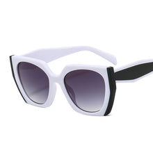 Load image into Gallery viewer, Fashionable Color Blocking Frame Sunglasses Gradient Lenses UV Protection Outdoor Sunglasses for Women Men
