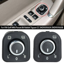 Load image into Gallery viewer, Car Rear View Mirror Control Switch Adjust Knob Heating Knob For VW Golf MK6 Passat B6 Rabbit Tiguan CC 5ND959565A 5ND959565B
