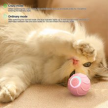 Load image into Gallery viewer, Automatic Cat Teaser Ball Jumping &amp; Rolling Ball Smart Cat Toys Dog Interactive Toys Automatic Bouncing Ball with Light Rechargeable Teasing Kittens Jumping Ball
