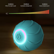 Load image into Gallery viewer, Automatic Cat Teaser Ball Jumping &amp; Rolling Ball Smart Cat Toys Dog Interactive Toys Automatic Bouncing Ball with Light Rechargeable Teasing Kittens Jumping Ball
