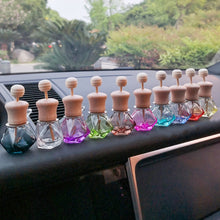 Load image into Gallery viewer, 8ML Car Air Outlet Empty Glass Perfume Diffuser Bottle Hanging Perfume Pendant Fragrance Air Freshener Decor Accessorie
