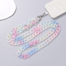 Load image into Gallery viewer, 1PC 120CM Color Acrylic Crossbody Chain Phone Case Jewelry Anti-Fall Anti-Loss Shoulder Strap Chain

