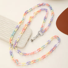 Load image into Gallery viewer, 1PC 120CM Color Acrylic Crossbody Chain Phone Case Jewelry Anti-Fall Anti-Loss Shoulder Strap Chain
