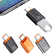 Load image into Gallery viewer, 10A OTG Adapter Type-C To USB3.0 Mobile Phone USB Flash Disk Converter For Huawei Xiaomi Samsung Mobile Phones
