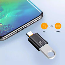 Load image into Gallery viewer, 10A OTG Adapter Type-C To USB3.0 Mobile Phone USB Flash Disk Converter For Huawei Xiaomi Samsung Mobile Phones
