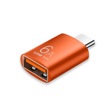 Load image into Gallery viewer, 6A CE Alloy OTG Adapter Type-C To USB3.0 Mobile Phone Adapter For Apple Huawei Extended Memory Converter
