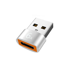 Load image into Gallery viewer, 6A/10A OTG Adapter USB3.0 To Type-C Charger PD Data Cable Accessories For Huawei Apple Ipad Computer
