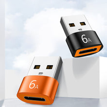 Load image into Gallery viewer, 6A/10A OTG Adapter USB3.0 To Type-C Charger PD Data Cable Accessories For Huawei Apple Ipad Computer
