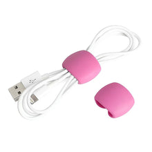 Load image into Gallery viewer, 1PC/5PCS Colorful Data Cable Organizer Earphone Charging Cable Storage Buckle Multifunctional Desktop Cable clamp
