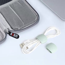 Load image into Gallery viewer, 1PC/5PCS Colorful Data Cable Organizer Earphone Charging Cable Storage Buckle Multifunctional Desktop Cable clamp
