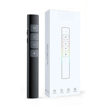 Load image into Gallery viewer, 2.4GhZ Multi-Function PPT Page Turning Pen Infrared Indication Wireless Laser Projection Pen USB Charging Whiteboard Remote Control Teaching Meeting Equipment
